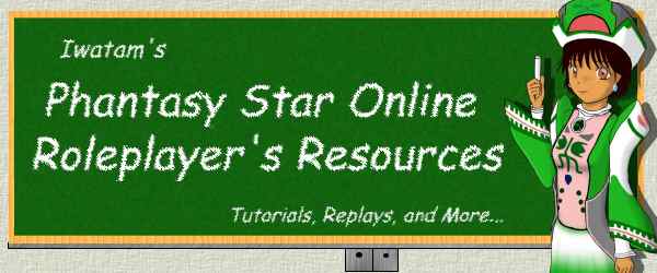 Phantasy Star Online Roleplayer's Resources